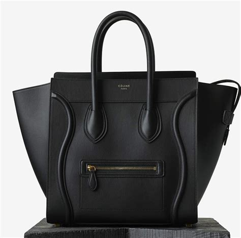 black celine luggage tote|celine luggage tote medium.